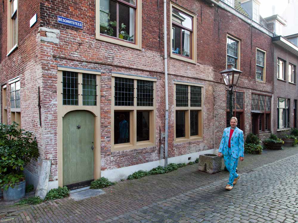 The Leiden American Pilgrim Museum in the Beschuitsteeg