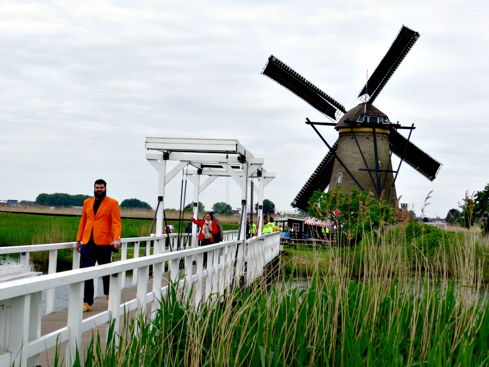 Visiting the windmills in Kinderdijk