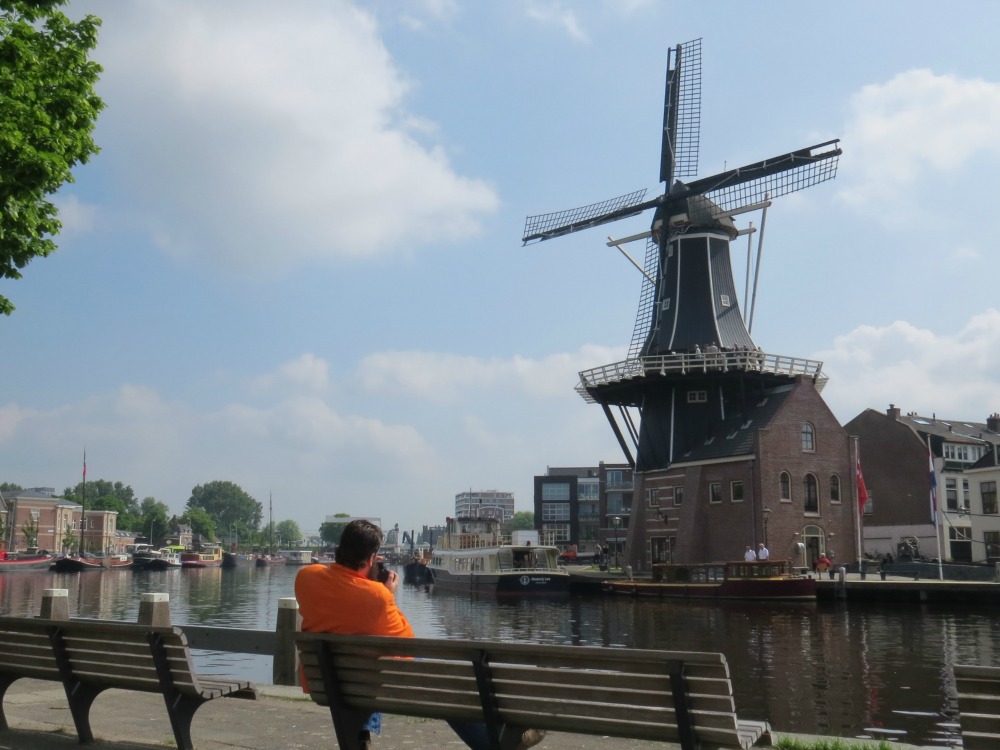 Windmill the Adriaan in Haarlem