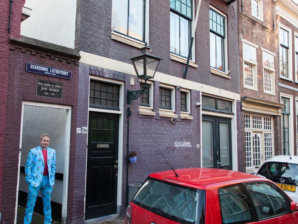 Gekroonde Liefdepoort/Langebrug in Leiden. Home of Jan Steen, Workplace of Jacob van Swanenburgh, teacher of Rembrandt van Rijn