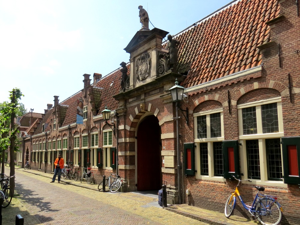 Frans Hals museum located in a great street in Haarlem