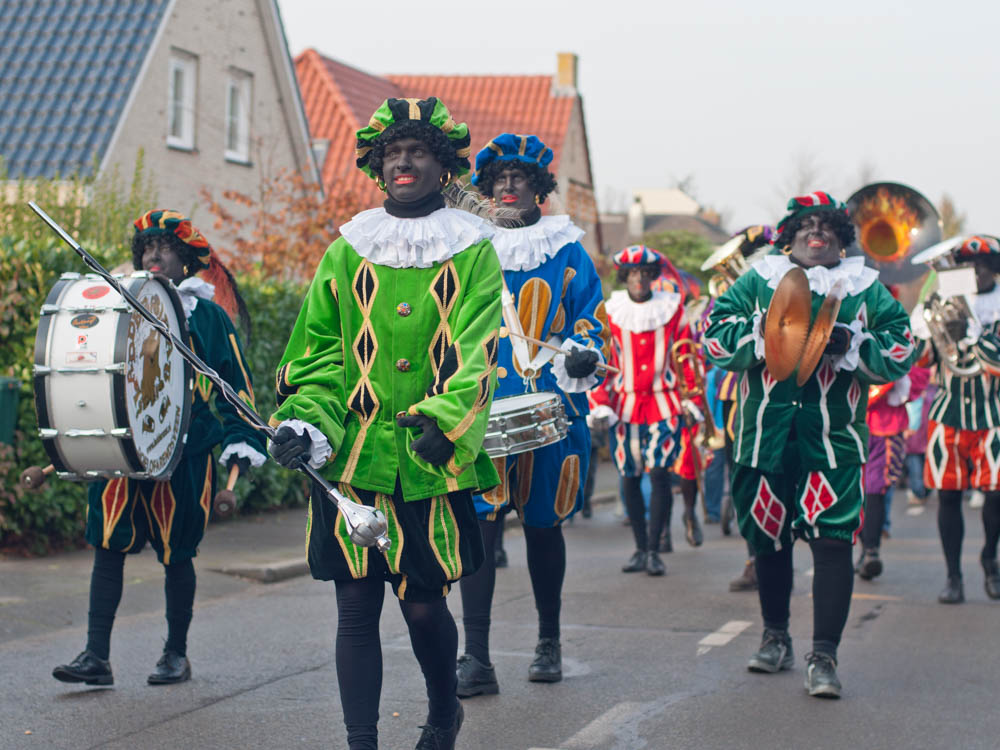 Zwarte Piet or Black Pete has been subject of discussion because he looks like the racist stereotype Blackface