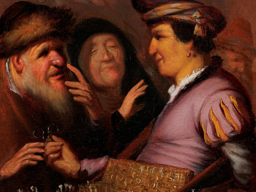 Rembrandt's Spectacles Salesman